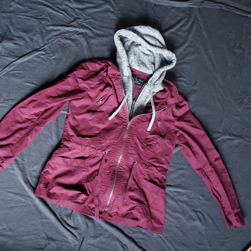 LOVE TREE DOUBLE ZIP JACKET